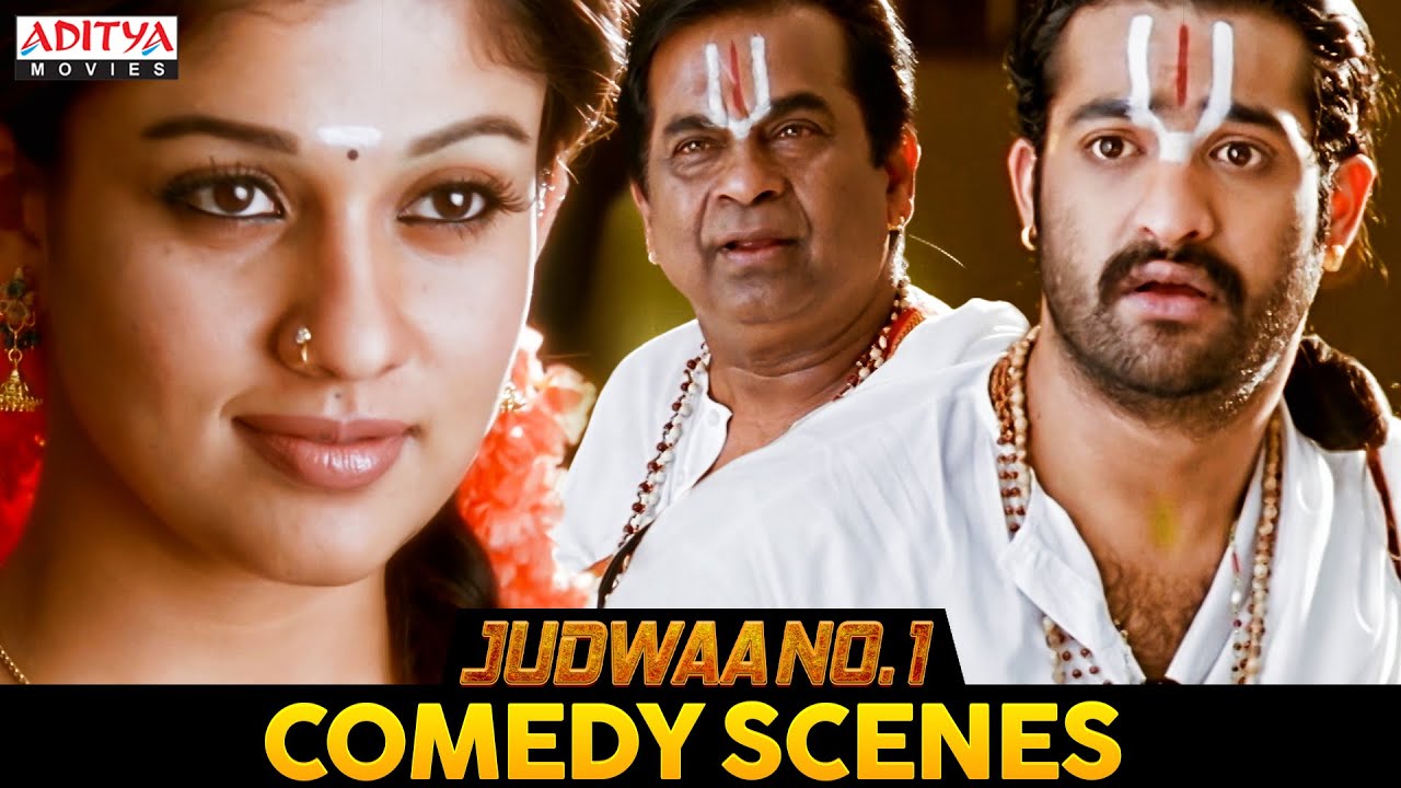 Judwaa No 1 Ultimate Comedy Scenes | Latest Comedy Scenes | NTR, Nayanthara, Sheela | Aditya Movies