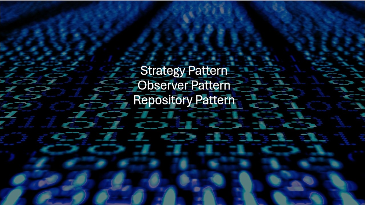 Design Patterns-Strategy, Observer and Repository Pattern