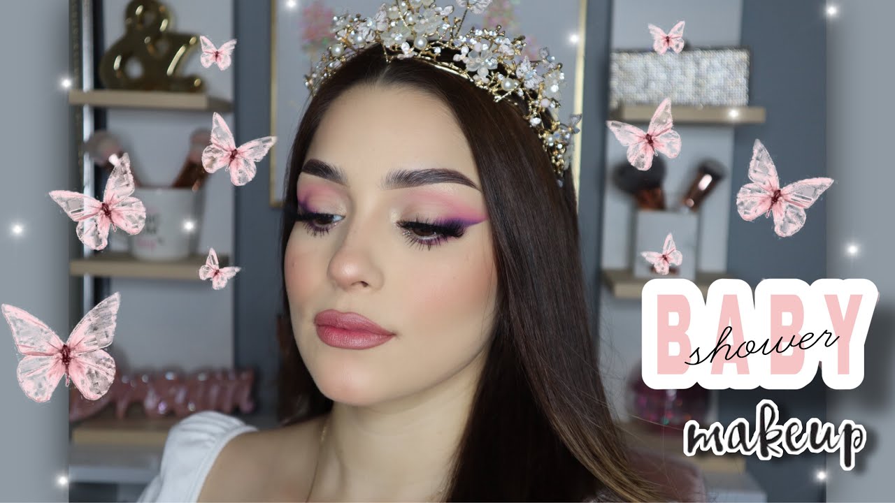 Maquillaje para mi Baby Shower🤰🏻🦋🎀