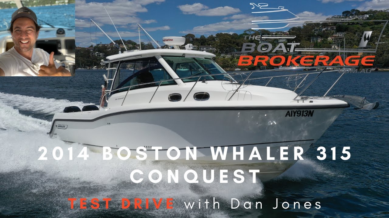 2014 Boston Whaler 315 Conquest - TEST DRIVE with Dan Jones