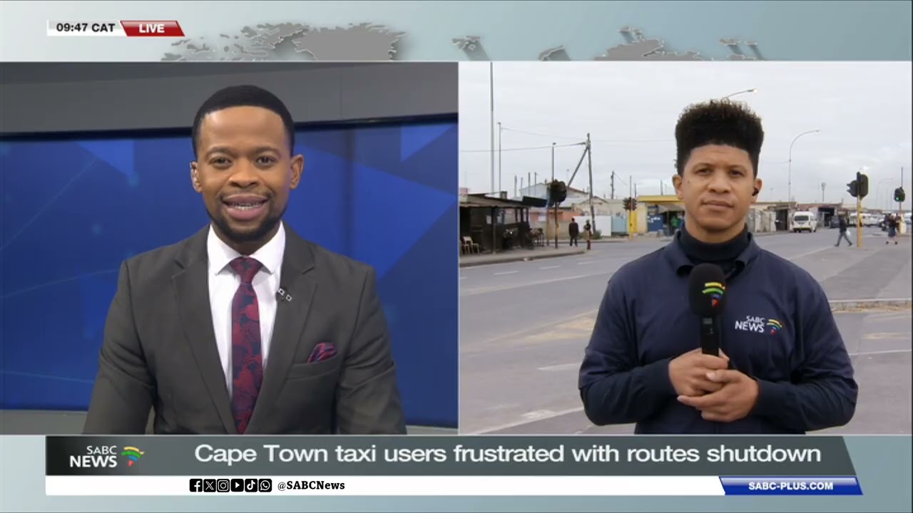 Cape Town taxi users frustrated with routes shutdown