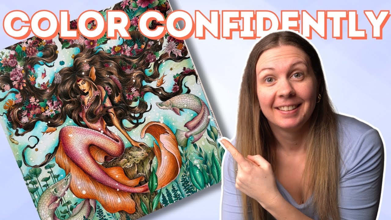 How to Color Kerby Rosanes Pages Without Fear 🦸🏼‍♀️