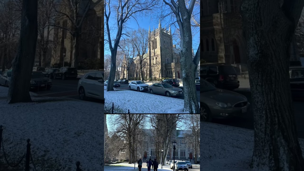 Snowy Days around Boston College