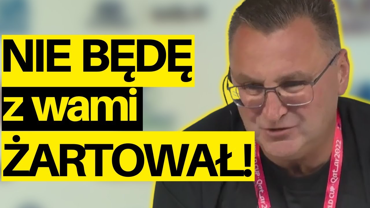 Michniewicz OSTRO do dziennikarki: 