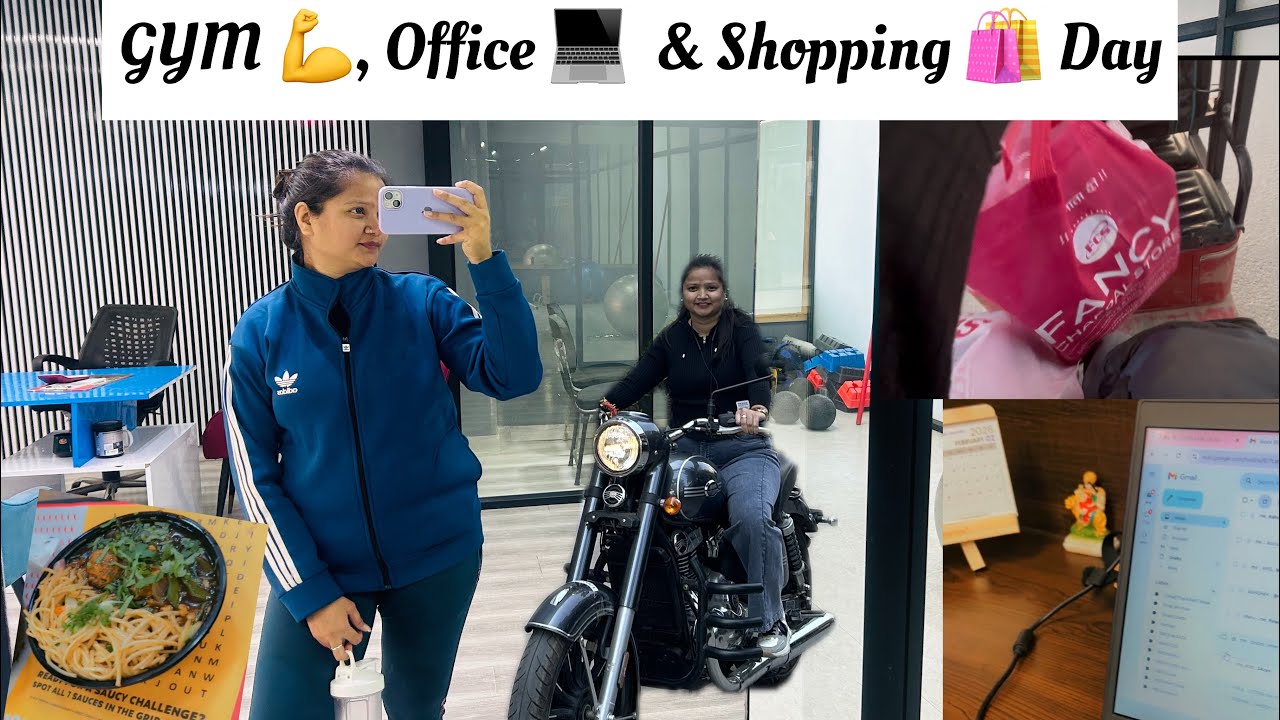 GYM & Office k baad mene Ki bht sari Shopping 🛍️…