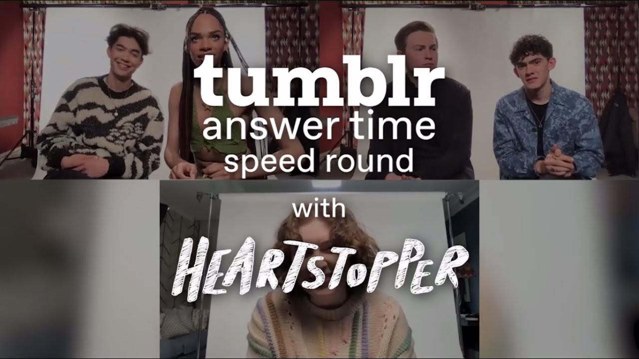 Heartstopper Tumblr Q&A by Netflix