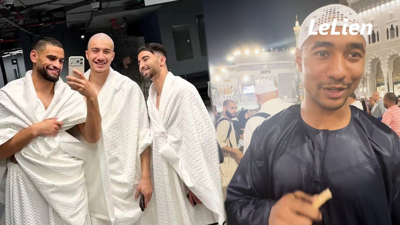 🇩🇿⚽ Les joueurs de l&rsquo;&eacute;quipe nationale alg&eacute;rienne accomplissent la Omra en Arabie Saoudite