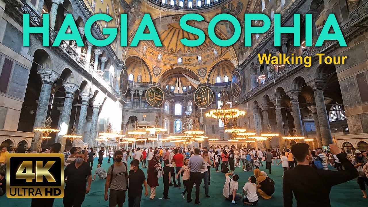 🇹🇷 Hagia Sophia | 4K Walking Tour | ISTANBUL | 🇹🇷 Turkey