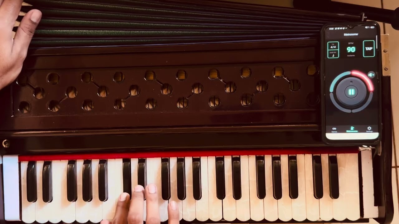 Sa Re Ga Ma Practice on Harmonium | Singing Tutorial for Beginners