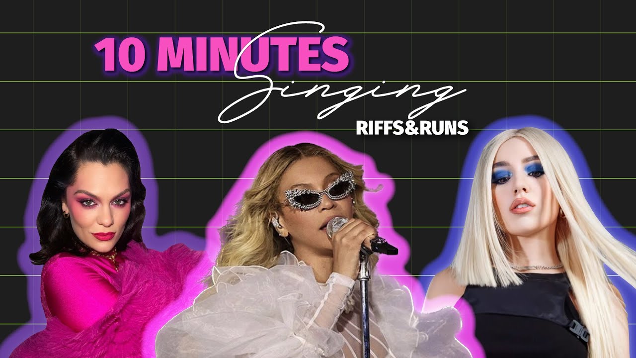 10 minute vocal exercise for singing RIFFS AND RUNS like Beyonce, Ariana Grande, Jessie J