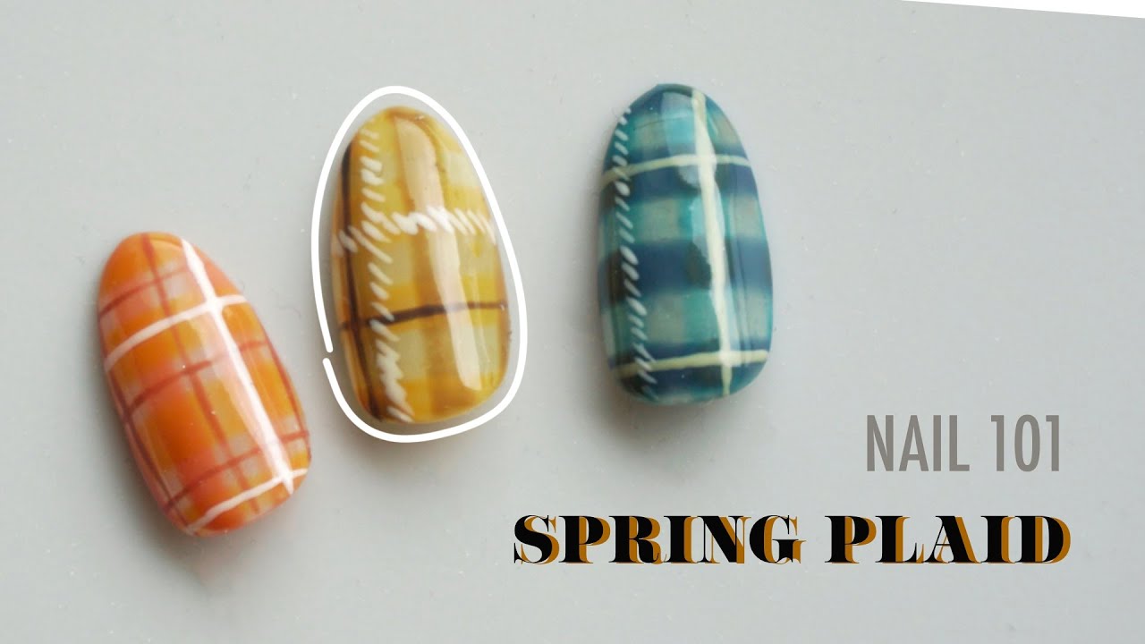 HOW TO / Spring Plaid Nails  - Easy Plaid/Tartan Print | NAIL 101