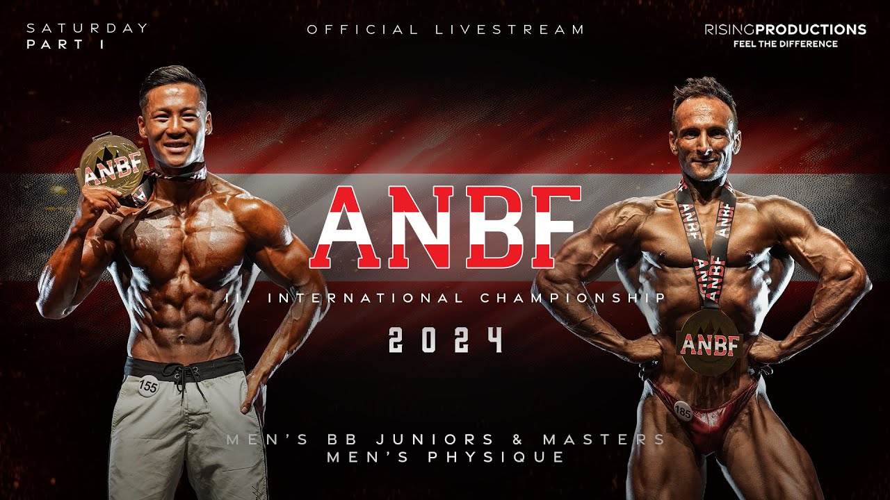 🇦🇹 ANBF 2024 | Men's BB Juniors & Masters | Men's Physique