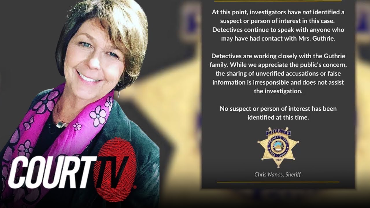 Sheriff: No Person Of Interest Yet In Nancy Guthrie's Disappearance