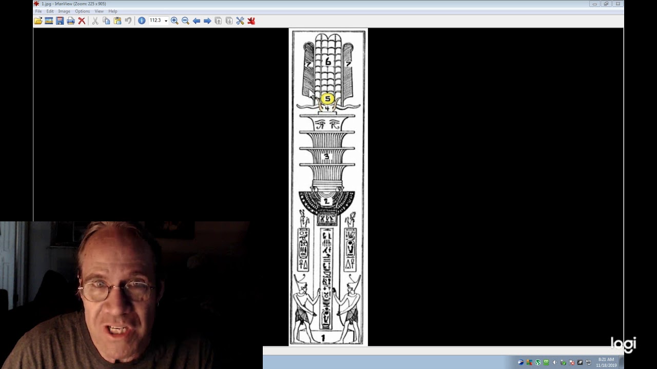 Tet of Osiris Djed Ankh