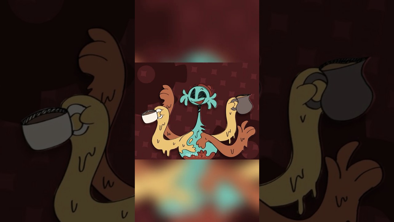 ★▶︎ WE WORK ◀︎★ | Poppy Playtime Cafe AU☕️#poppyplaytime #doey #art #Pianosaurus #animation #shorts