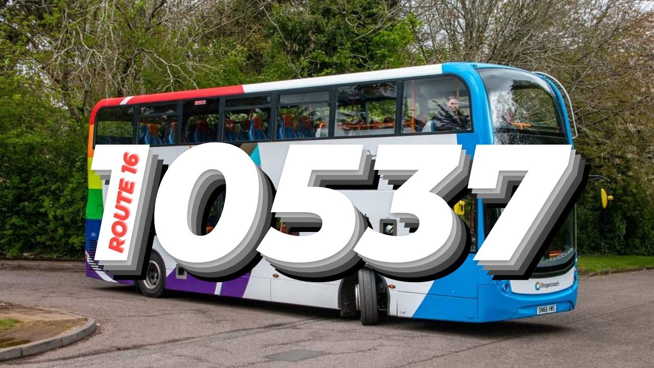 Route16 Ecton Brook, bus 10537 stagecoach midlands northampton