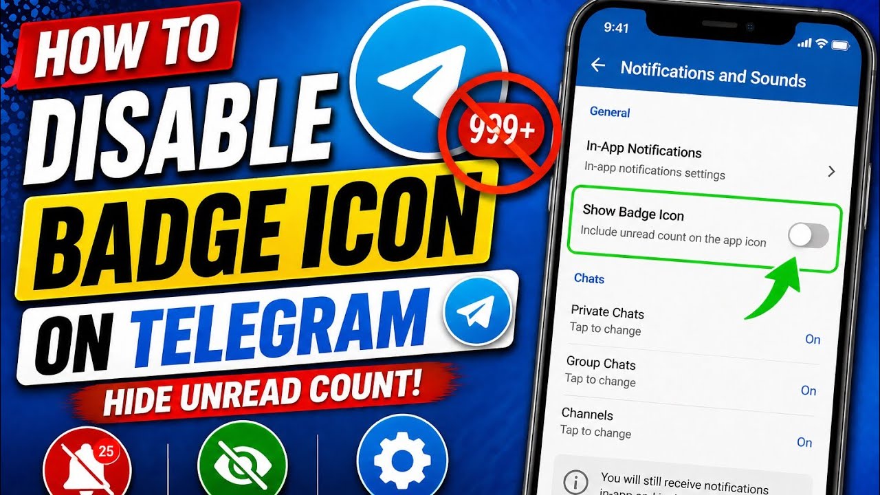 Как отключить значок уведомлений в Telegram (пошаговая инструкция)