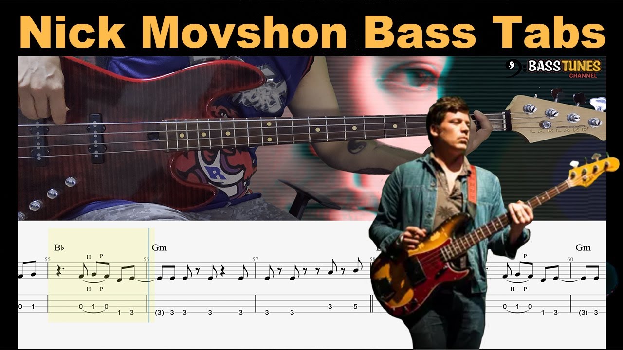 Bruno Mars - Locked out of heaven BASS COVER (with tabs and Sheet)
