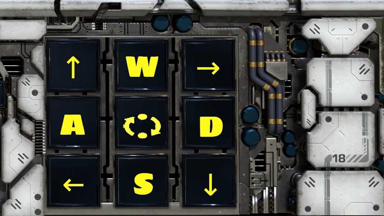 WASD to Arrow keys