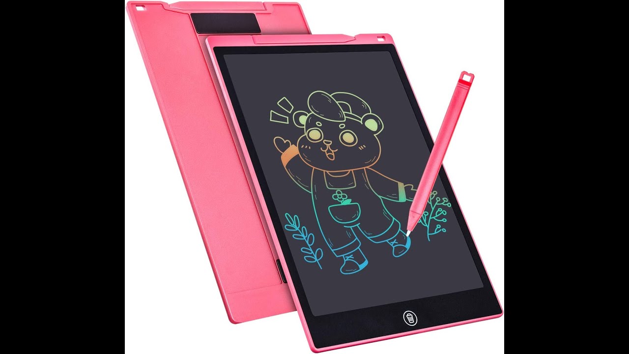 SERUW Tavoletta Grafica LCD Scrittura 12 Pollici Lavagna Portatile da Disegno con Penna per Bambini