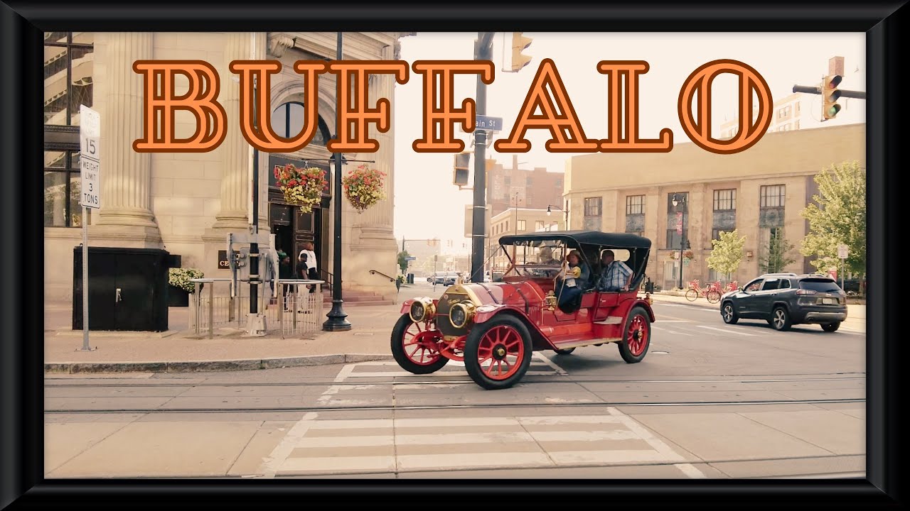 Downtown Buffalo Walking Tour - Exploring the Queen City's Heart | Virtual 4K Walk