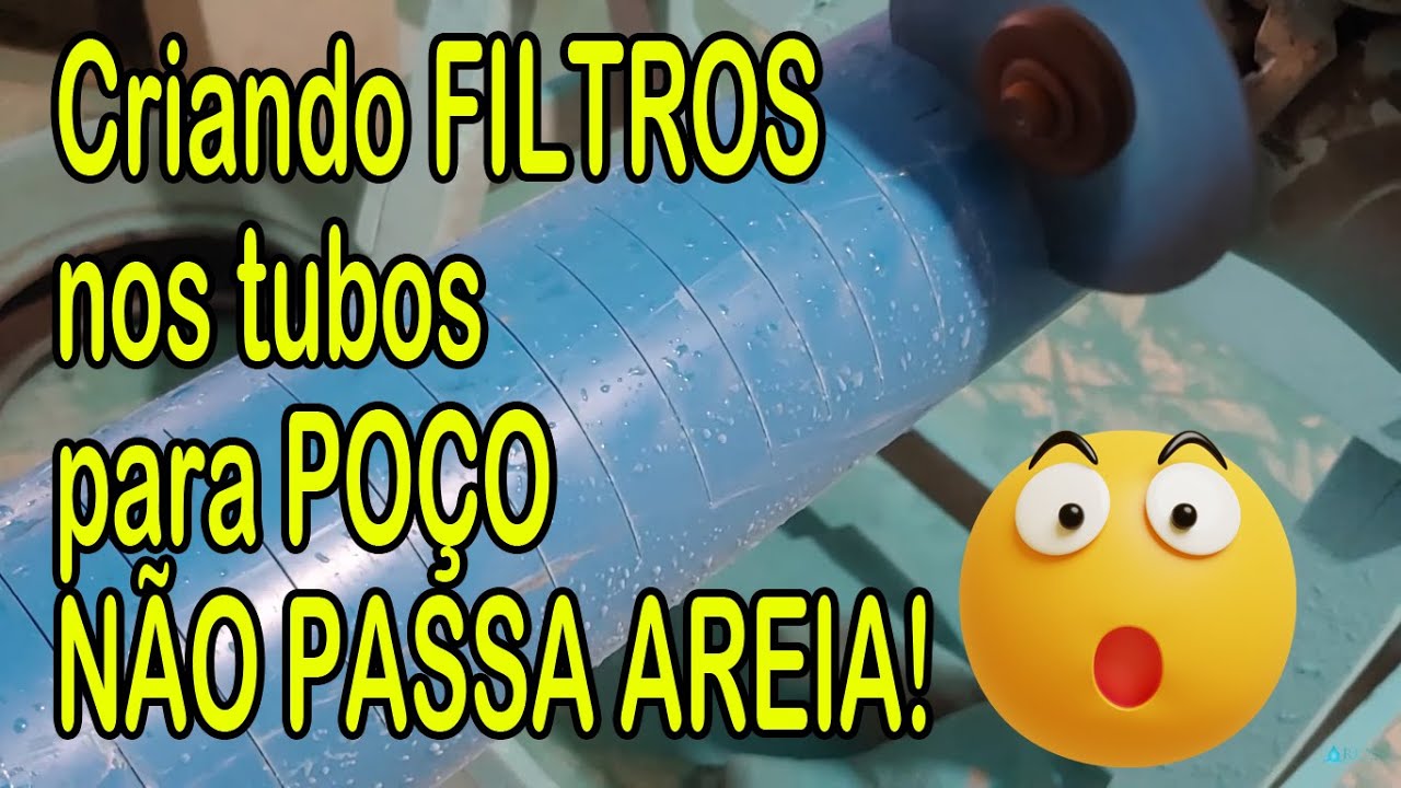 Disco para criação dos filtros em tubo para poço tubular