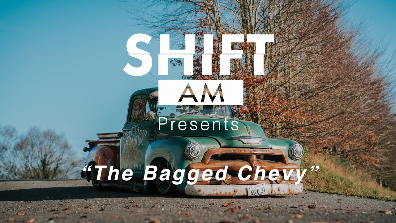 THE BAGGED CHEVY | Kieran's BMW V8-Powered '55 Chevy 3100