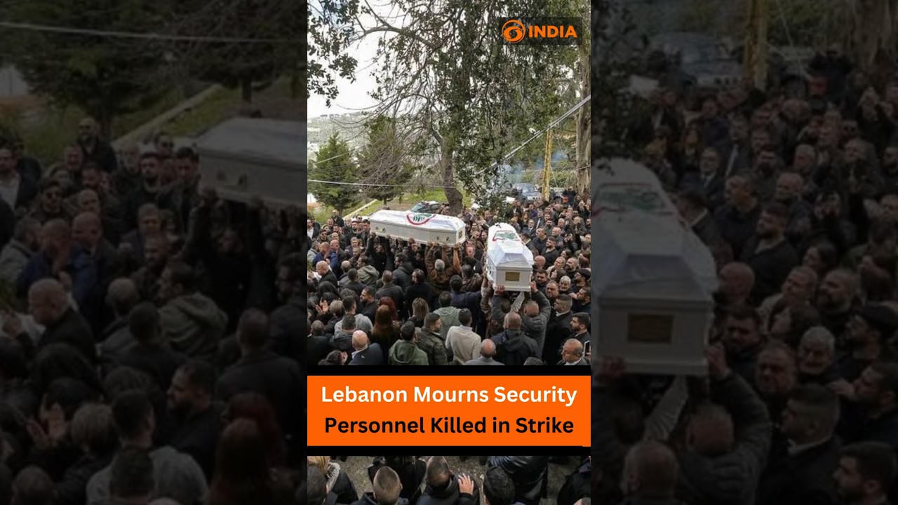Lebanon Mourns Security Personnel Killed in Strike