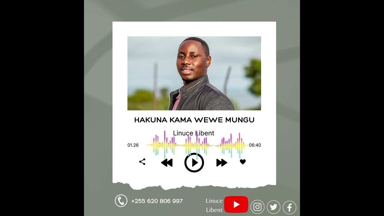 Linuce Libent Hakuna Kama Wewe (Official Lyrical Audio)