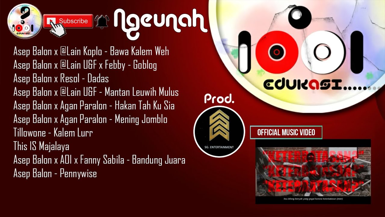 Asep Balon - Bawa Kalem Weh Kompilasi 1001 Edukasi - Ngeunah