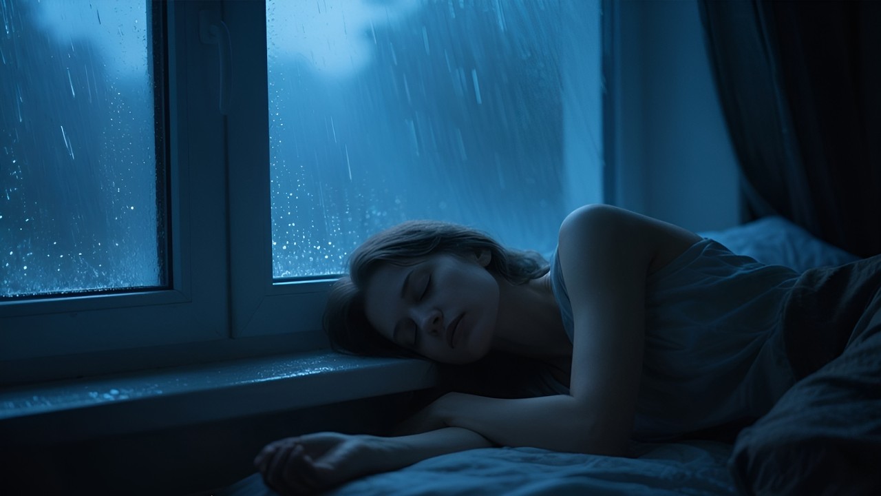 🌩️ 2 Hours of Relaxing Rain & Thunder Sounds – Sleep, Study, Meditation