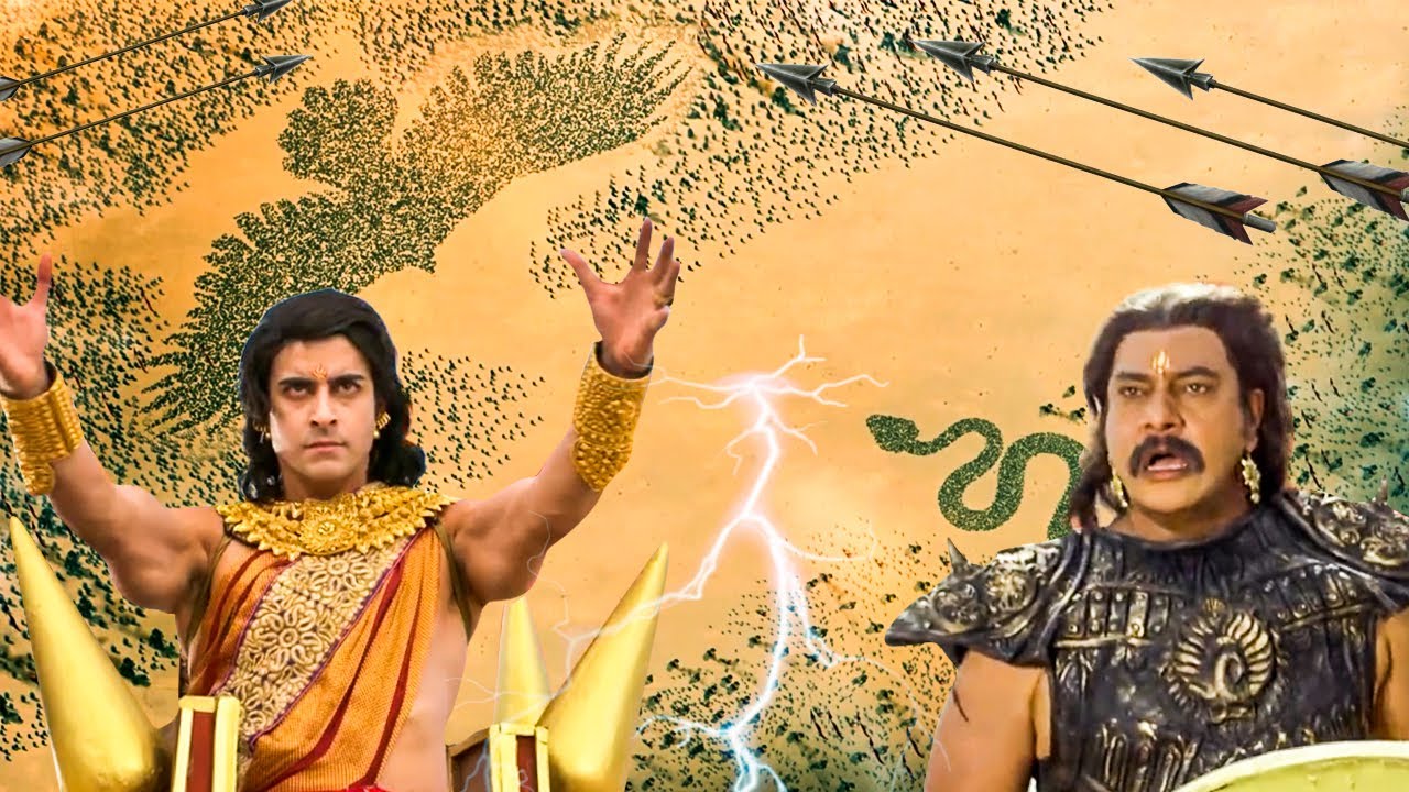 महायुद्ध मे कर्ण ने रचा राजा द्रुपद के खिलाफ गरुड़ व्यू | Suryaputra Karn | #mahabharat