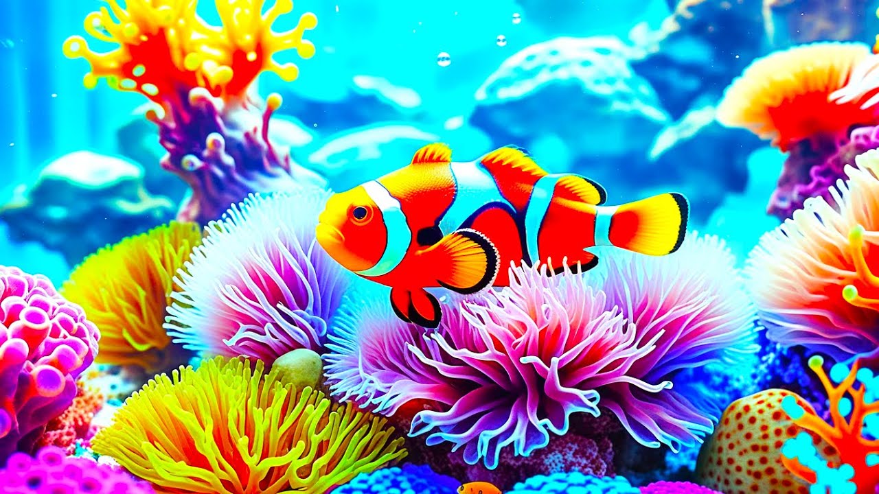 The Best 4K Aquarium - Explore the Stunning World of Sea Jellyfish and Beautiful Coral Reef Fish. #8
