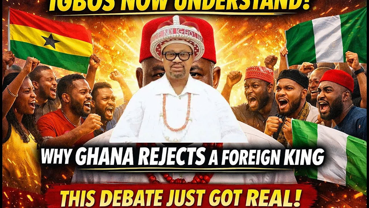 SOME IGBOS HAVE SEEN WHY WE'RE REJECTING THEIR FAKE IGBO KING -THEY ARE NOW I. SUPPORT OF GHANAIANS