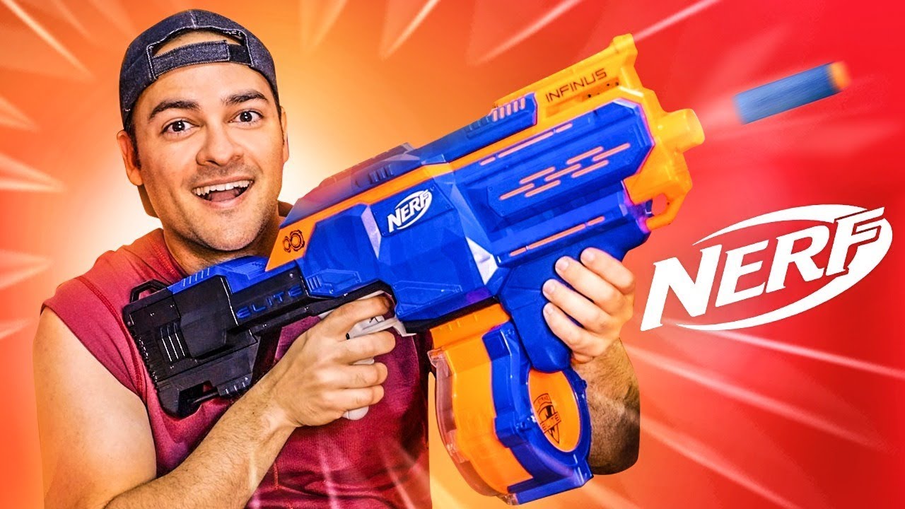 Nova NERF INFINUS Gigante e 100% Automática