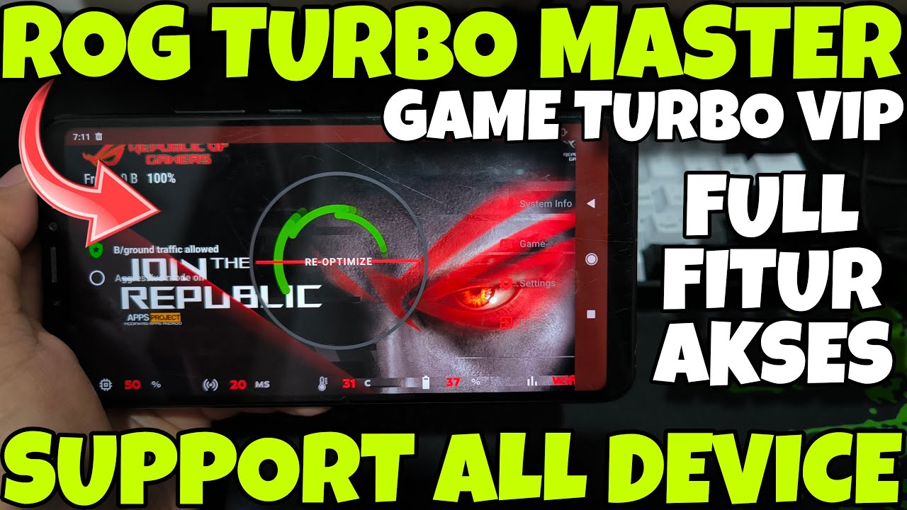 🔥ROG GAME TURBO MASTER X‼️ ПОЛНЫЙ ПРЕМИУМ VIP-ФУНКЦИИ – ВСЕ ТЕЛЕФОНЫ АВТОМАТИЧЕСКИ СТАНОВЯТСЯ ИГР...