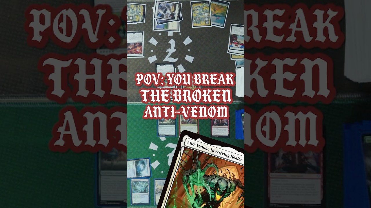 Анти-Веном &mdash; самая часто встречающаяся карта #MTGxSpiderman! #mtg #magicthegathering #mtggameplay