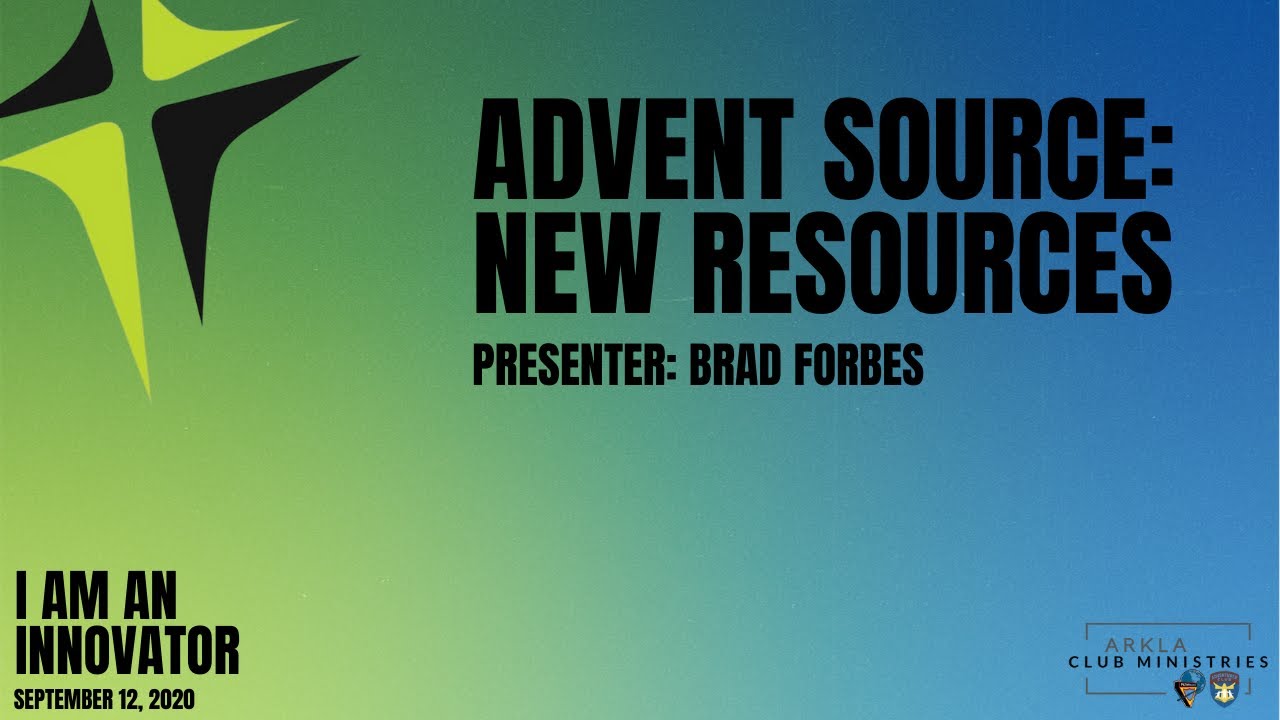 Innovate 2020 Pathfinder & Adventurer Staff Training Conference: New Advent Source Resources
