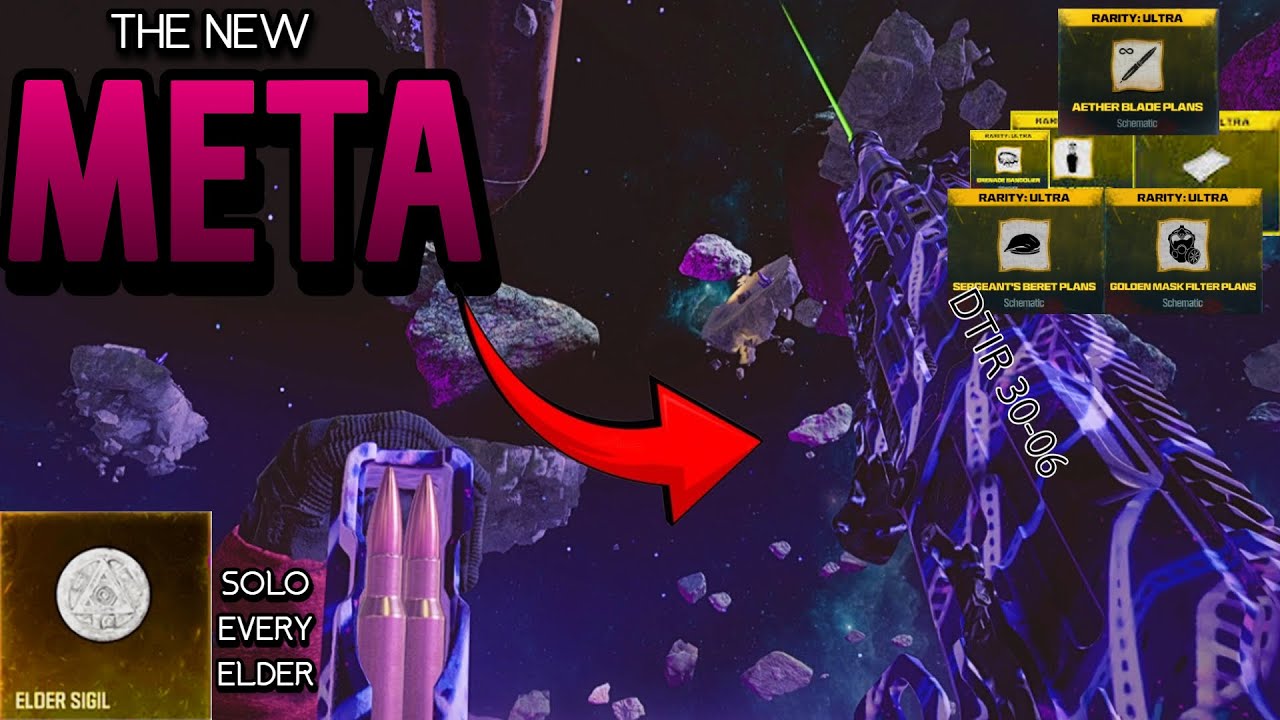 WATCH THIS Before Soloing TIER 5 *ELDER* Dark Aethers in MW3 ZOMBIES! Easy Schematics MWZ DTIR 30-06