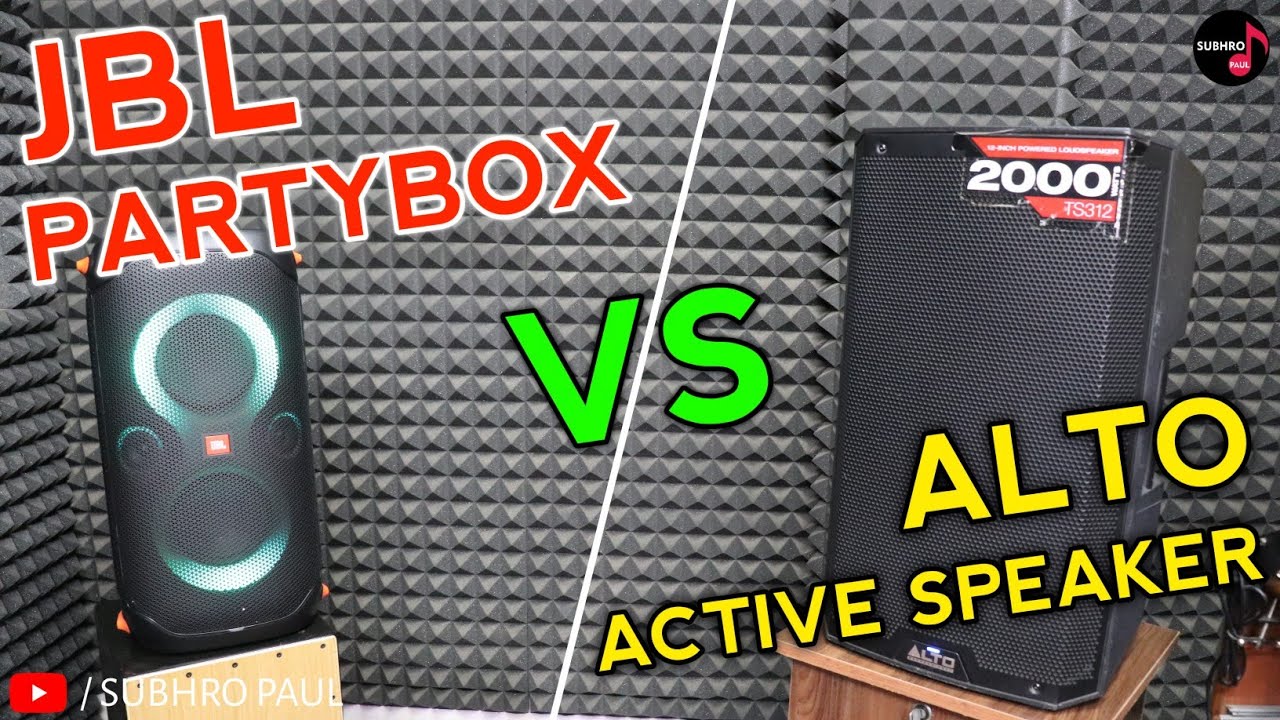 JBL Partybox VS Active Speaker 2025 | JBL 110 VS ALTO TS312 Comparison | Sound Test | Subhro Paul