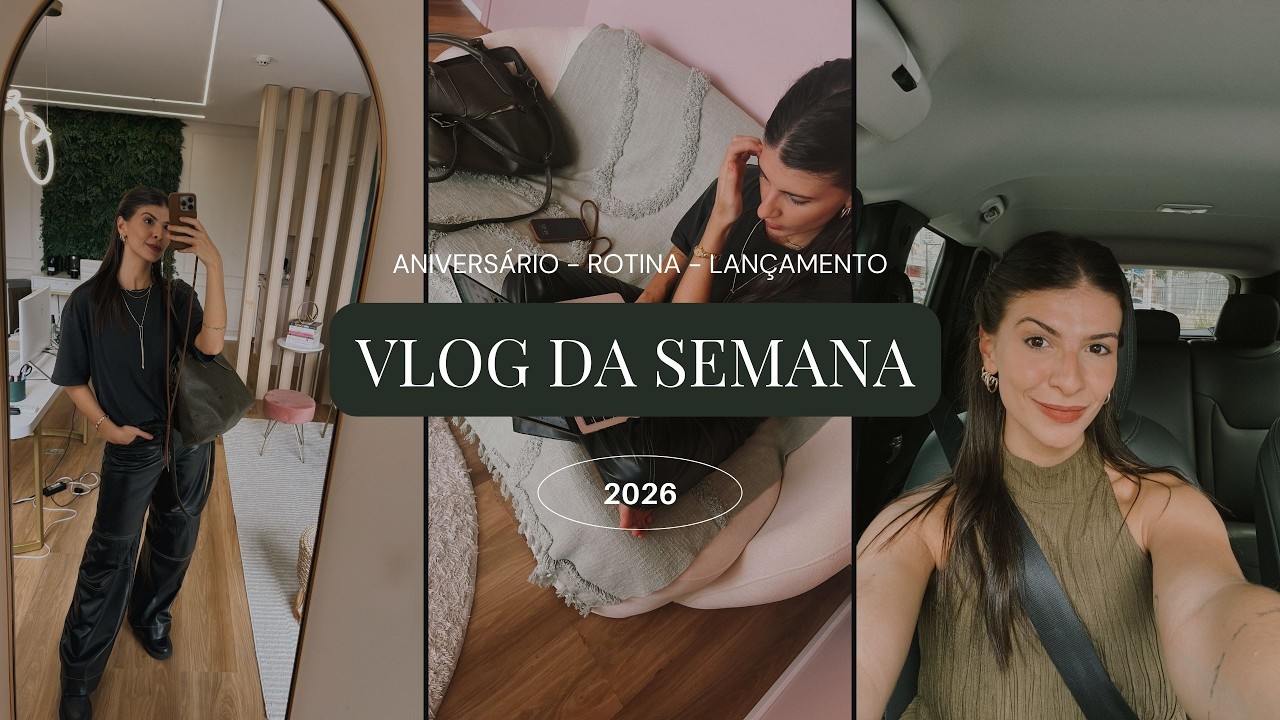 vlog da empreendedora I casamento, trabalho, pensamentos
