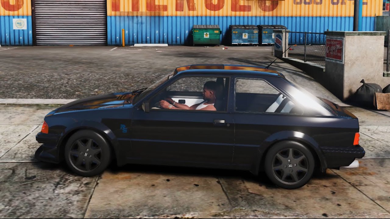 1986 Ford Escort RS Turbo  ||  GTA V Download free Modifications / Mod RTX ON