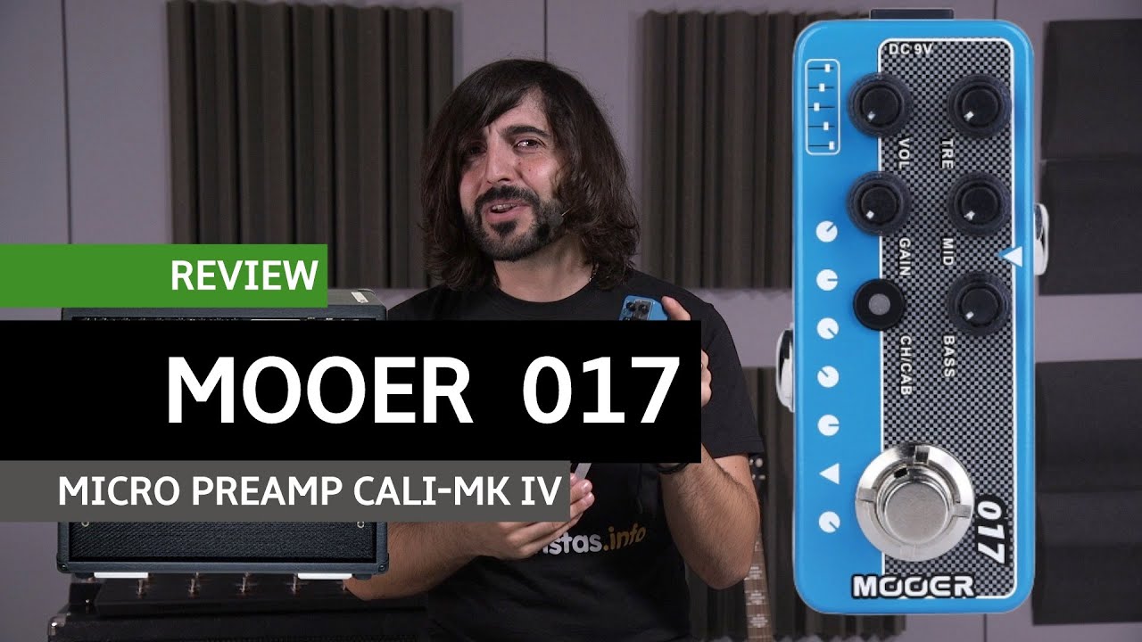 Mooer 017 (CALI-MK IV): un Mesa Boogie Mark IV en miniatura