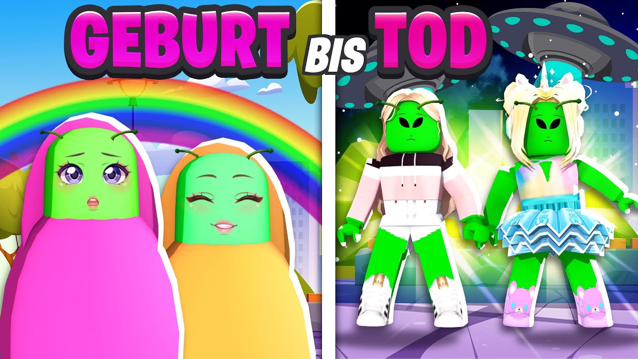 GEBURT bis TOD als ALIENS in BROOKHAVEN - Roblox Brookhaven RP
