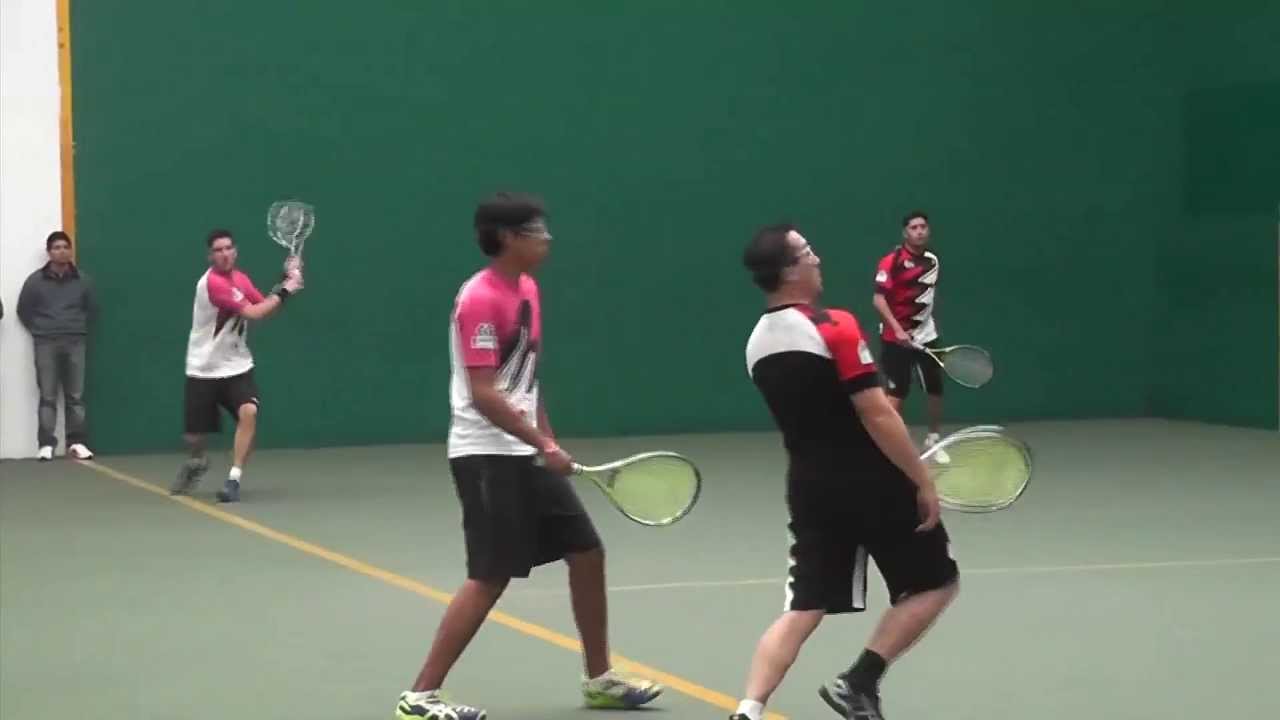 Mx Frontour - Frontenis - Semifinal dobles (Charro / Tachi vs. Frías / Boliyito) Atlacomulco 2013