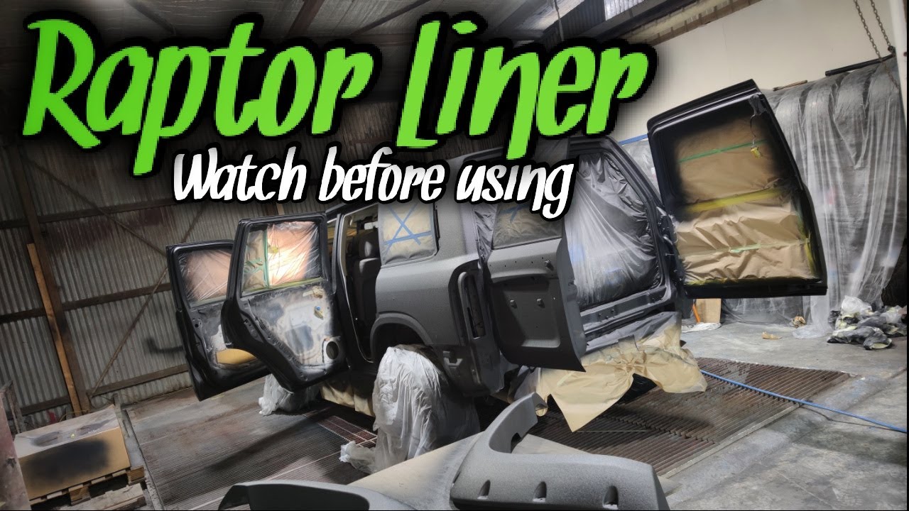 Окрашивание полноприводного автомобиля в Raptor Liner #Shedsessions