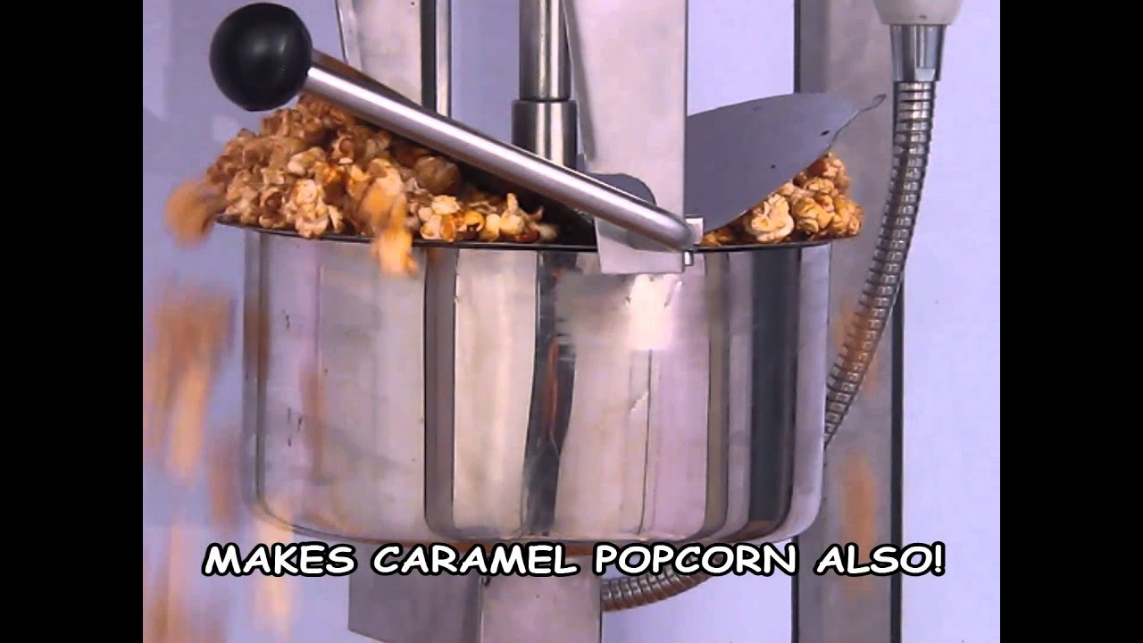 Popcorn Machine Makes Caramel  Popcorn also!
