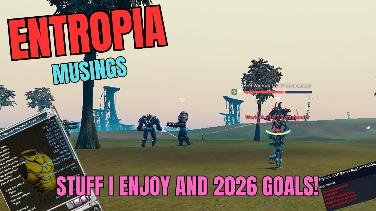 Entropia - Musings - Things I enjoy doing and my goals for 2026