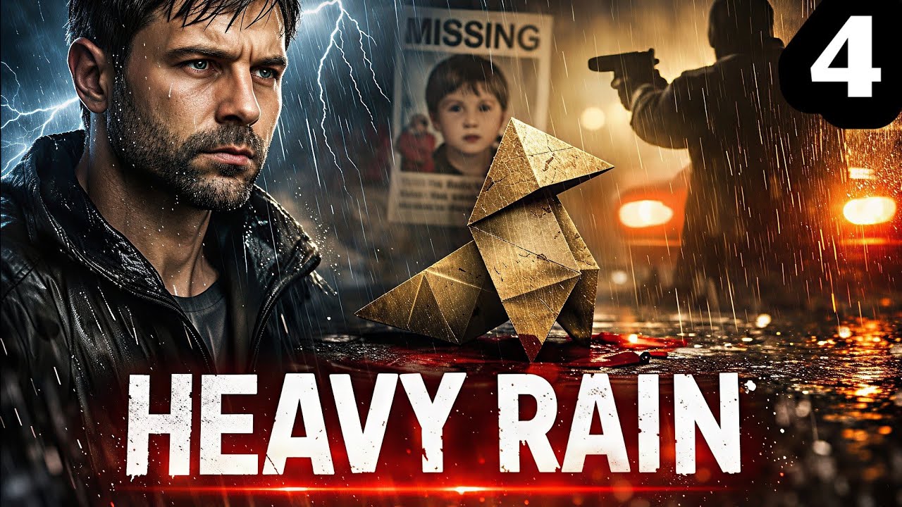 تختيم : المطر الغزير Heavy Rain - حالة الأب النفسيه وفقدان  إبنه  الثاني - Good choices