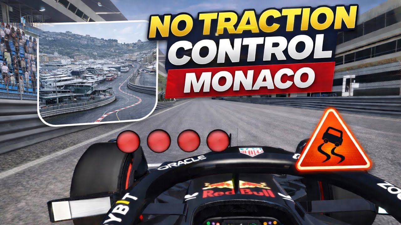 Drove at Monaco With NO Traction Control | One Mistake = Crash